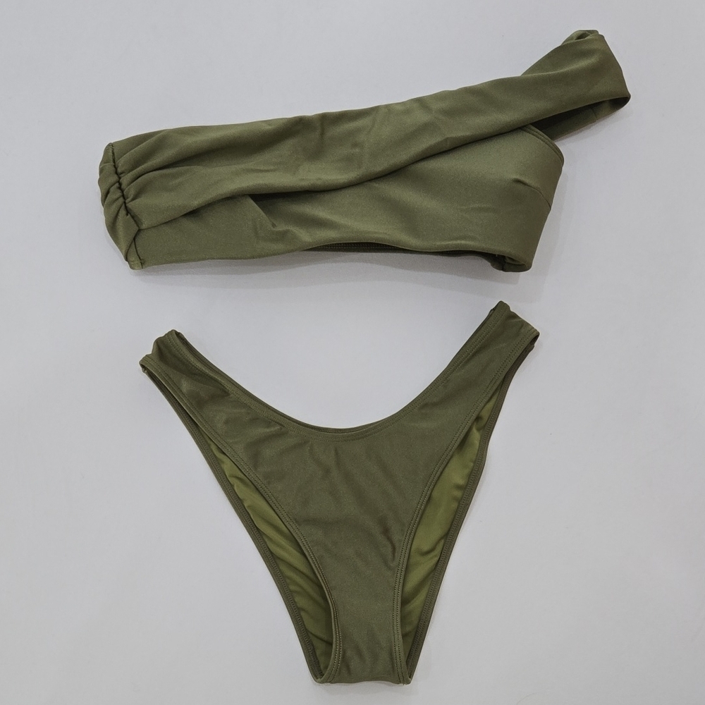 Olive Green Bikini Set